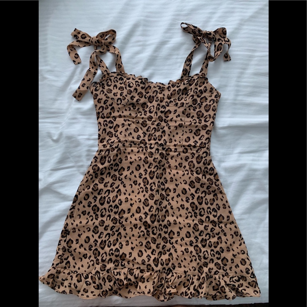 Reformation Animal Print Dress